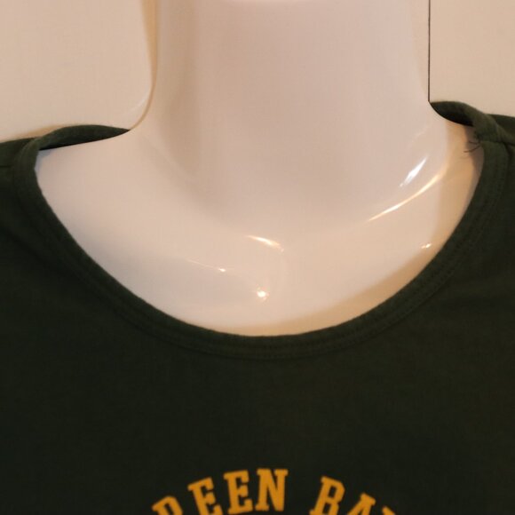 Green Bay Packers Long Sleeve Tee NFL Team Apparel Womens Cotton - Picture 11 of 11